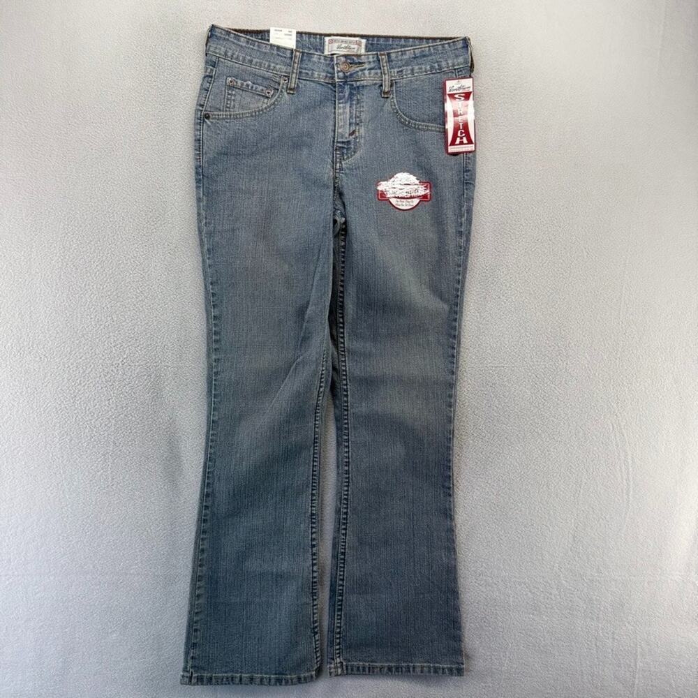 Vintage Levis Jeans Women's 6 Misses Short Stretch Low Rise Bootcut Boot y2k NEW